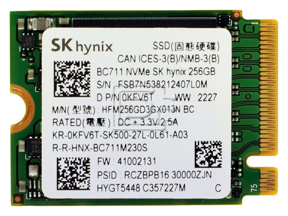 SK Hynix HFM256GD3GX013N 256GB M.2 2230 PCI-e Gen3 x4 NVMe