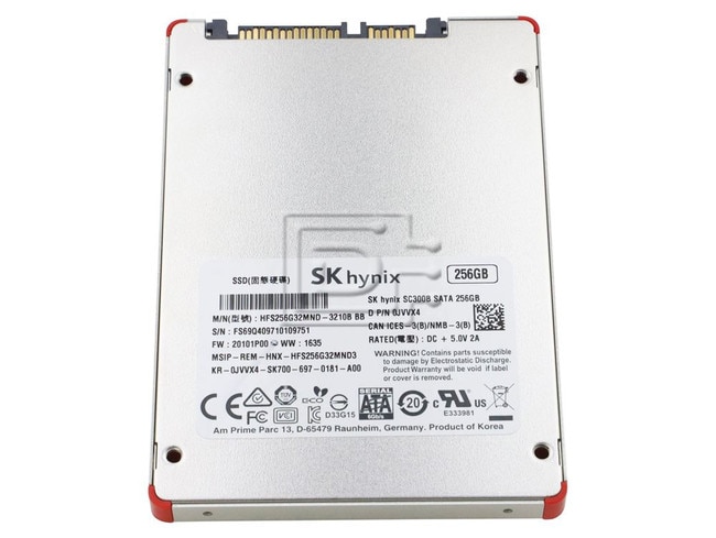 SK Hynix HFS256G32MND-3210B HFS256G32MN JVVX4 0JVVX4 SATA SSD 256GB Image 1 image