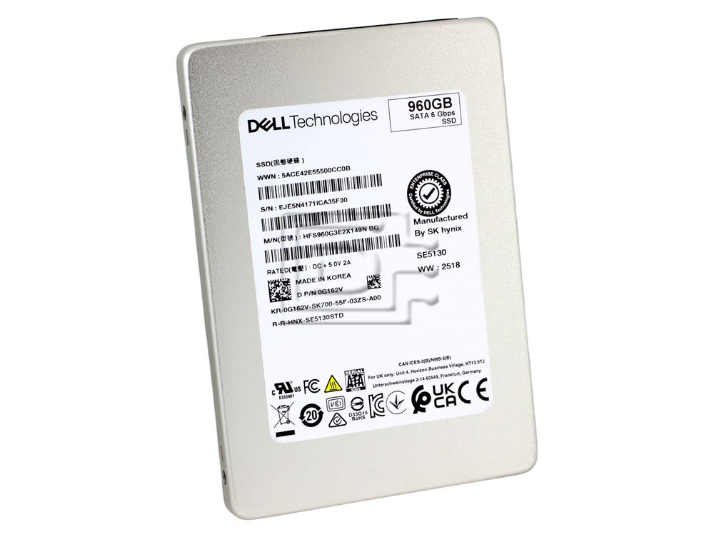 Dell G162V SK Hynix HFS960G3E2X149N 960GB Mixed Use Enterprise