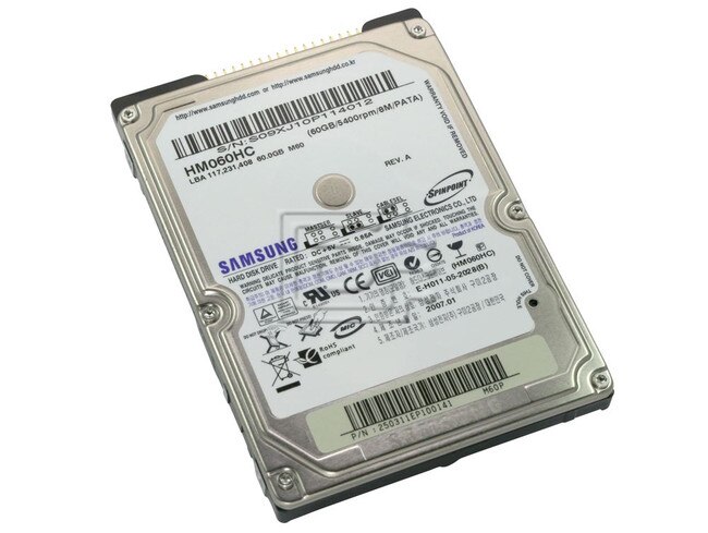 SAMSUNG HM060HC 2.5" IDE PATA Hard Drive image 1
