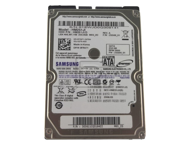 SAMSUNG HM251JJ U106C 0U106C SATA Hard Drive Image 1 image