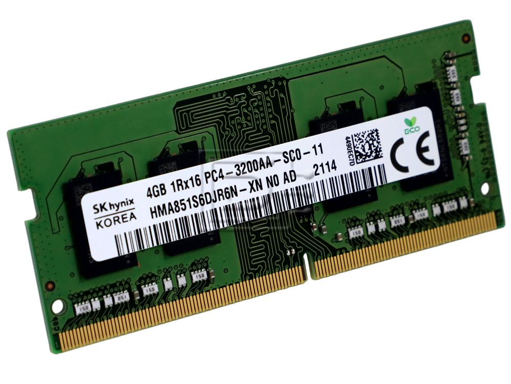 SK Hynix HMA851S6DJR6N-XN CDT82 0CDT82 4GB Non-ECC SODIMM 3200Mhz Image 1 image
