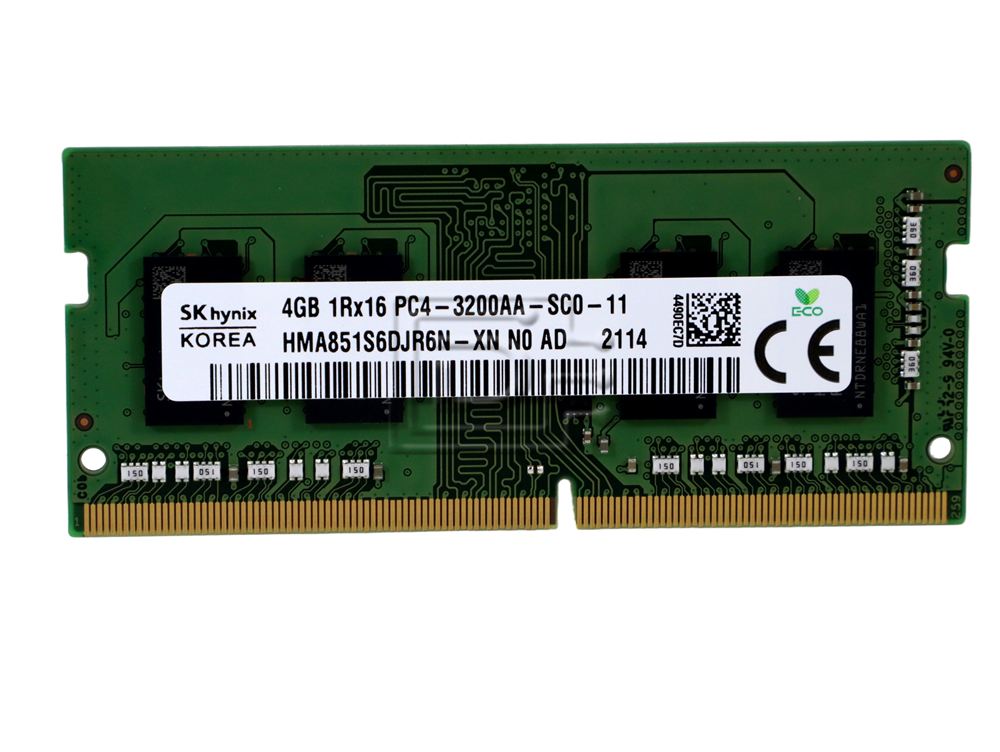 SK Hynix HMA851S6DJR6N-XN CDT82 0CDT82 4GB Non-ECC SODIMM 3200Mhz Image 2 image
