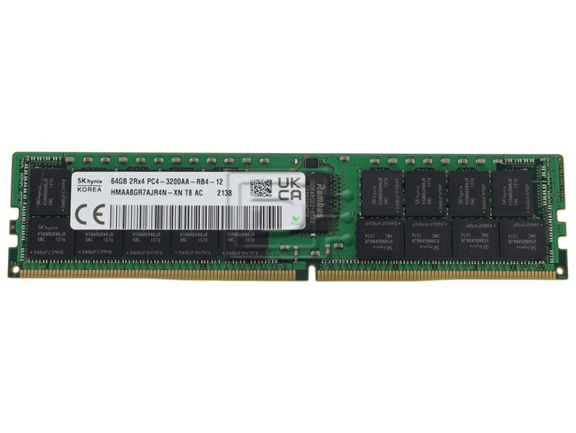 SK Hynix HMAA8GR7AJR4N-XN HMAA8GR7AJR4N-XNT8AC RAM Memory Module DDR4 64GB Image 1 image