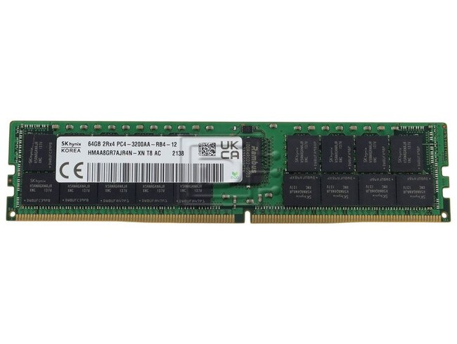 SK Hynix HMAA8GR7AJR4N-XN HMAA8GR7AJR4N-XNT8AC RAM Memory Module DDR4 64GB Image 1 image
