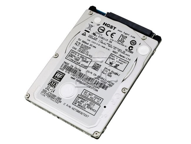 HGST HTS725050A7E630 0J32835 XGR4J 0XGR4J 500GB 2.5" Laptop SATA Hard Drive Image 2 image