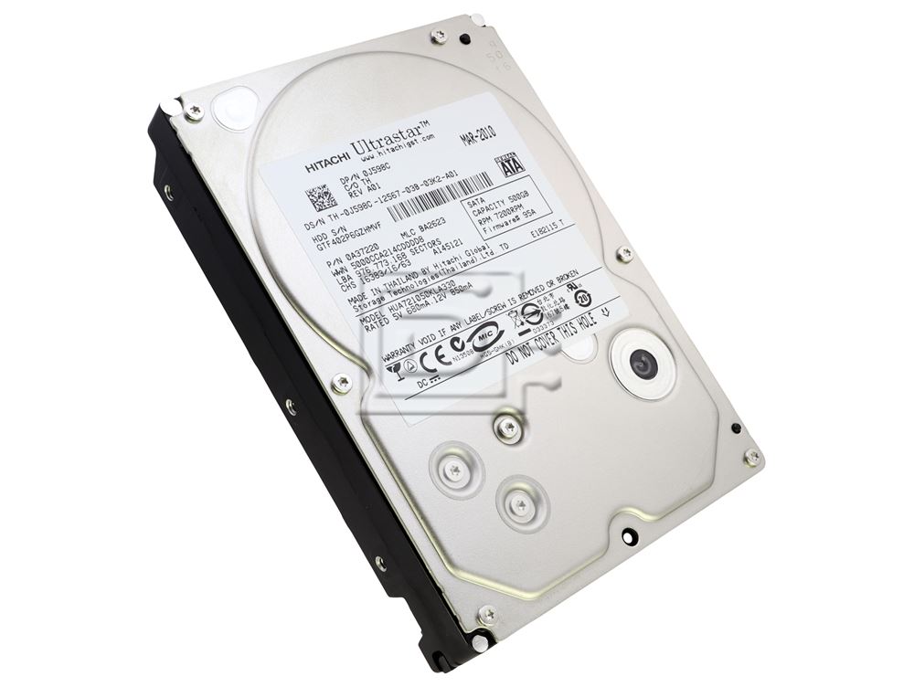 hua721075kla330、PN 0?a35771、MLC ba2772、Hitachi 750?GB SATA 3.5ハードドライブ Hitachi Ultrastar A7K1000 0A35770 0A36141 HUA721050KLA330