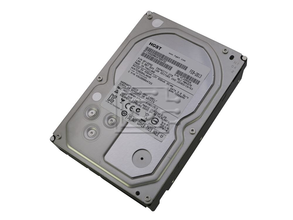 HGST Ultrastar 7K3000 HUA723020ALA640 2TB 7.2K 6Gbps SATA HDD