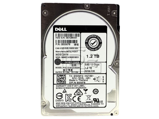 HGST HUC101812CSS204 0B31856 87GNY 087GNY SAS Hard Drives Image 2 image