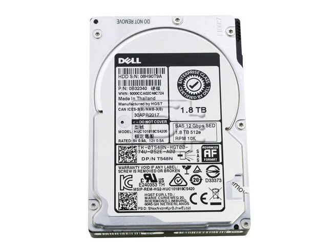 HGST HUC101818CS4205 T548N 0T548N 0B32340 SAS Hard Drive Image 1 image
