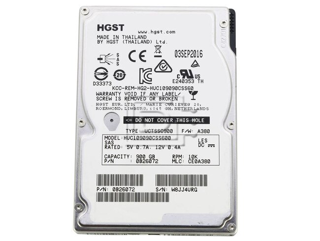 HGST HUC109090CSS600 SAS 2.5 Inch Hard Drive SSF Image 1 image