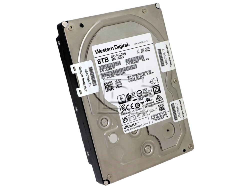 Western Digital HUS728T8TAL5205 0B36412 8TB SAS Hard Drives Image 1 image