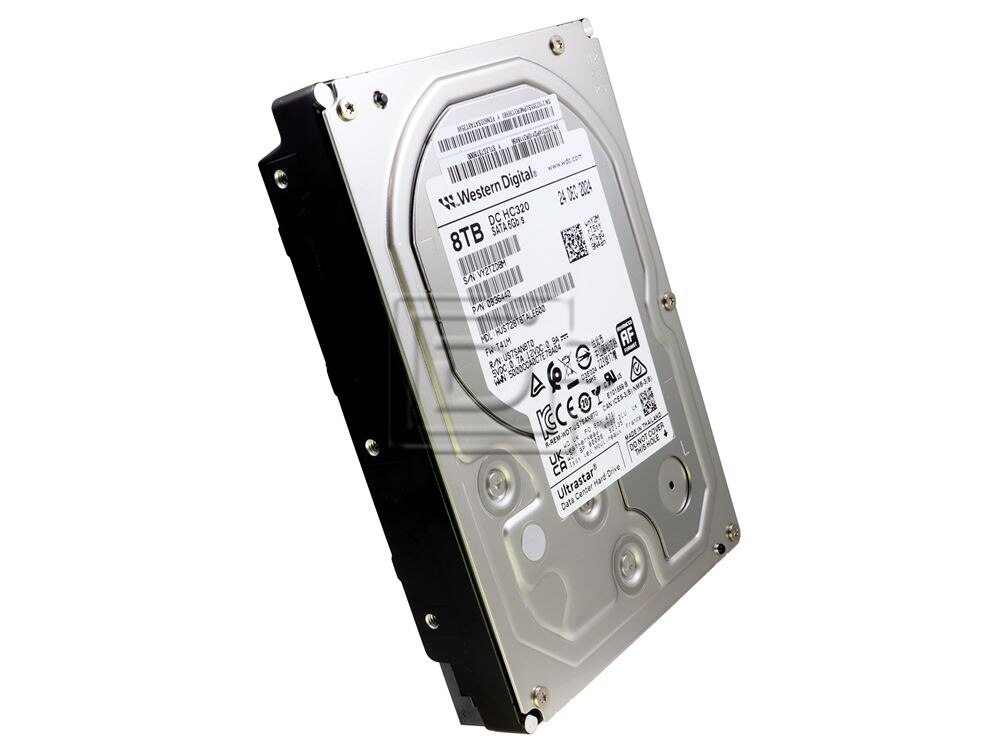 Disque Dur 8TB HGST Ultrastar DC HC320 - HUS728T8TALE6L4 - Pour Serveurs Et Stockage D'entreprise Haute Performance