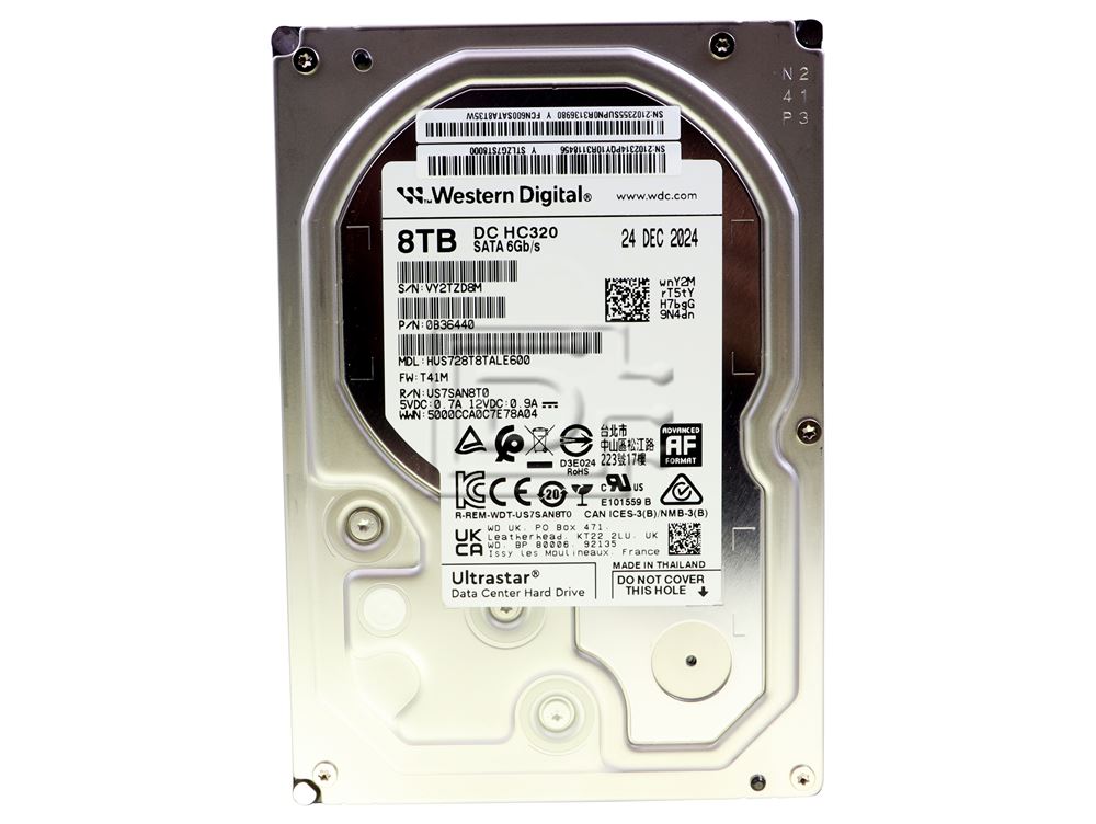 Western Digital HUS728T8TALE600 0B36440 8TB SATA Hard Drive Image 2 image
