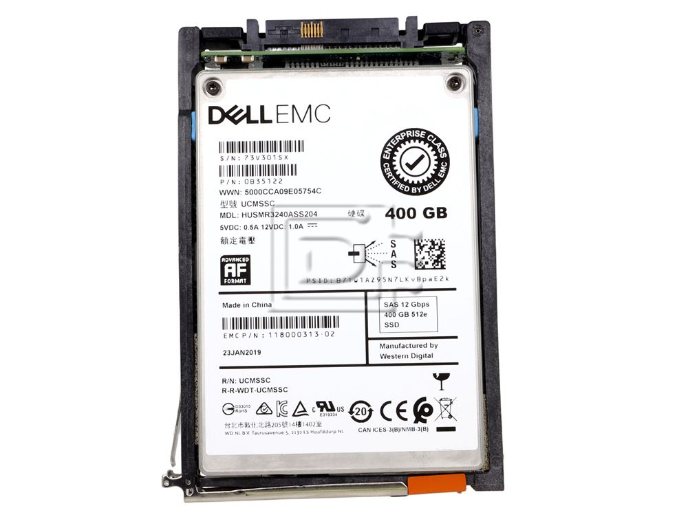 HGST HUSMR3240ASS204 005052337 0B35122 118000313-02 SAS Solid State Drive Image 2 image