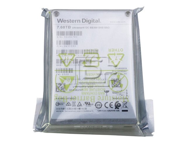 Hitachi HUSTR7676ASS205 0B35333 0B34998 5JF6T 05JF6T SAS Solid State Drive image 2