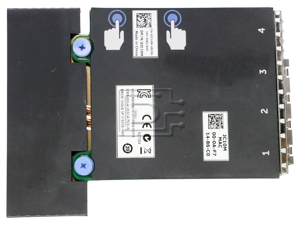 Dell T280R 0JC10M Quad Port Gigabit Ethernet Adapter / NDC Image 2 image
