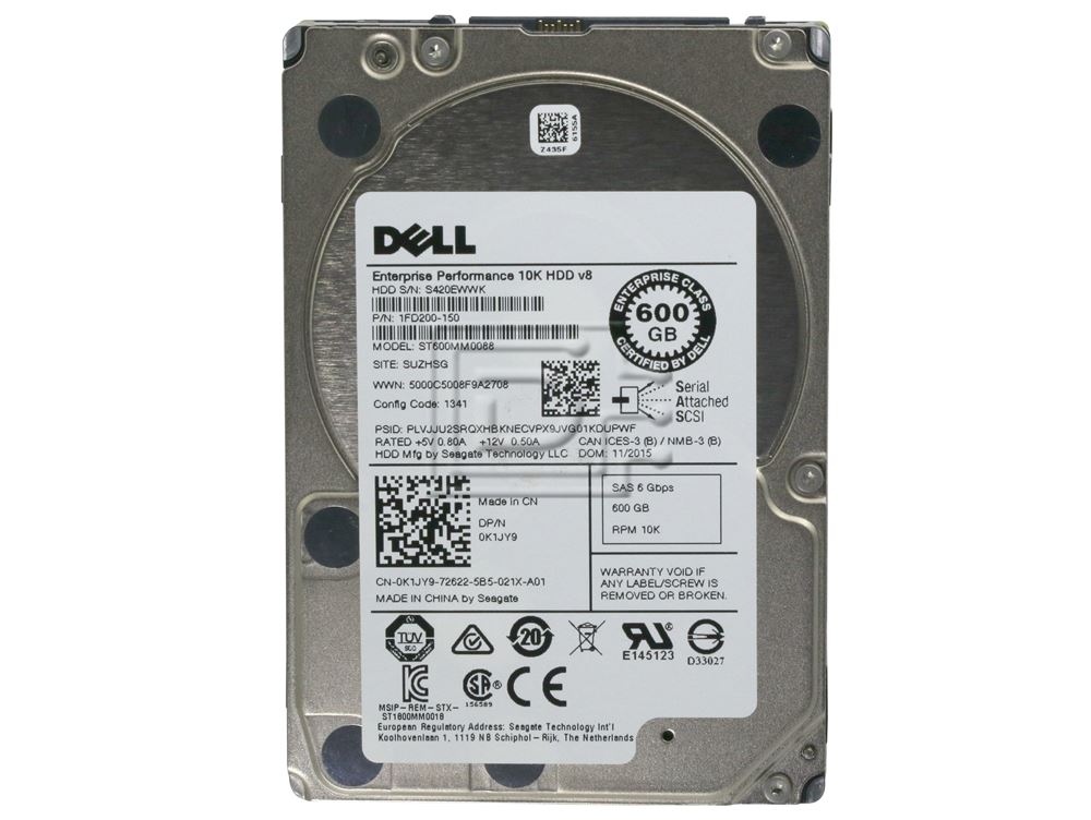 Dell K1JT9 / Seagate ST600MM0088 600GB 2.5