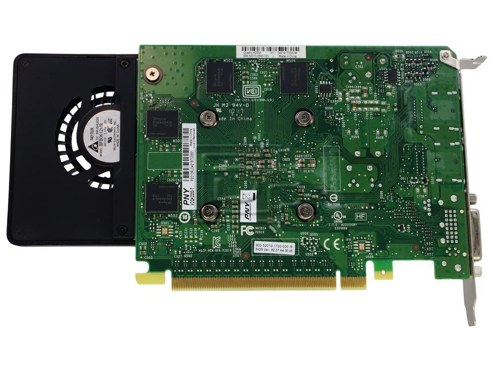 PNY TECHNOLOGIES K2200 Y53CJ 0Y53CJ VCQK2200-PB PNY Nvidia Graphics Card GDDR5 4GB Image 2 image