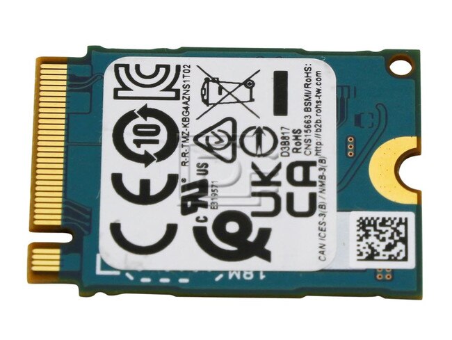 Toshiba KBG40ZNS256G FWJTG 0FWJTG PCIe NVMe M.2 Solid State Drive image 2