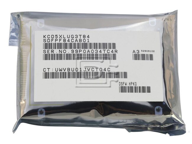 Toshiba KCD5XLUG3T84 VO003840KWVBU SDFPF84CAB01 P08983-003 KCD51LUG3T84 PCIe NVMe SSD image 2