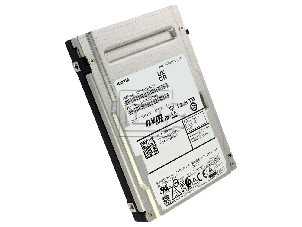 Dell HM7M3 Kioxia KCM6XVUL12T8 12.8TB TLC PCI Express 4.0 x4