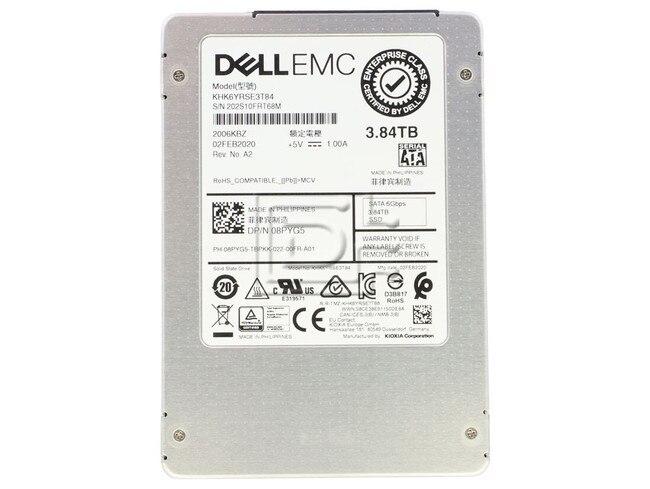 KIOXIA KHK6YRSE3T84 8PYG5 08PYG5 SATA Solid State Drive Image 1 image