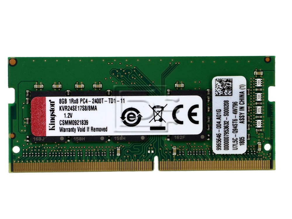 KINGSTON TECHNOLOGY KVR24SE17S8/8MA Image 2 image