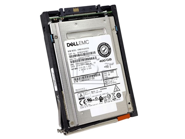 Toshiba KPM5XVUG400G 118033327-02 005052537 Dell 400GB Write Intensive WI SAS SSD Image 1 image