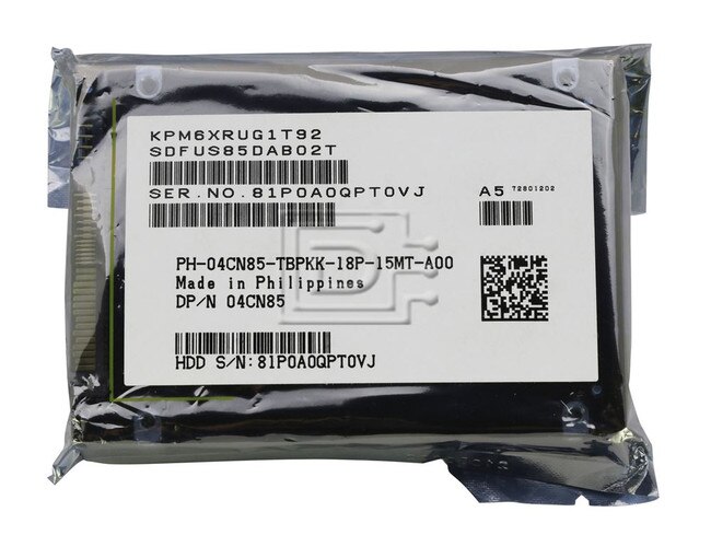 Dell 4CN85 KPM6XRUG1T92 SDFUS85DAB02T 04CN85 Dell 1.92TB SAS SSD PowerVault ME4 ME5 Image 1 image