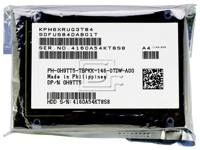 KIOXIA KPM6XRUG3T84 SDFUS84DAB01T H9TT5 0H9TT5 Dell 3.84TB SAS SSD ME4 / ME5 Image 1 image