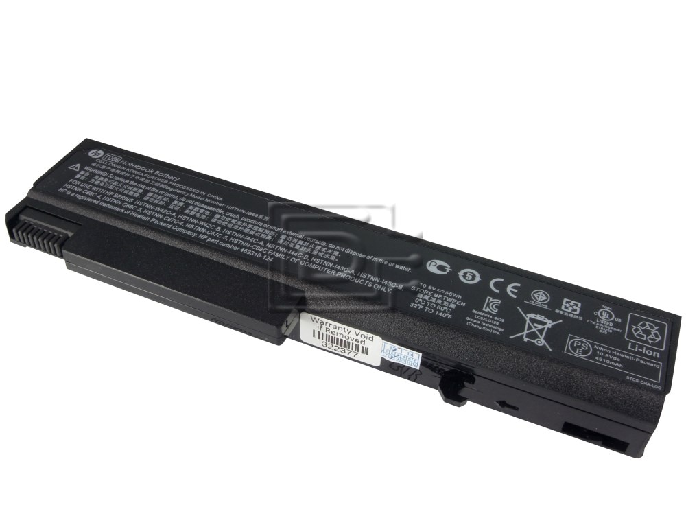 HEWLETT PACKARD KU531AA 482962-001 484786-001 HSTNN-UB69 HSTNN-XB24 HSTNN-XB59 HSTNN-XB61 HSTNN-XB68 HSTNN-XB69 HP/Compaq Business Notebook PCs Image 2 image