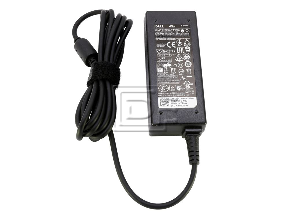 Dell KXTTW 0KXTTW 0285K 00285K YTFJC 0YTFJC HA45NM140 LA45NM140 70VTC 070VTC DA45NM140 HK45NM140 Y9R63 0Y9R63 CDF57 0CDF57 CC0DT 0CC0DT 492-BBOF Dell KXTTW 45W Laptop Power Adapter Image 3 image