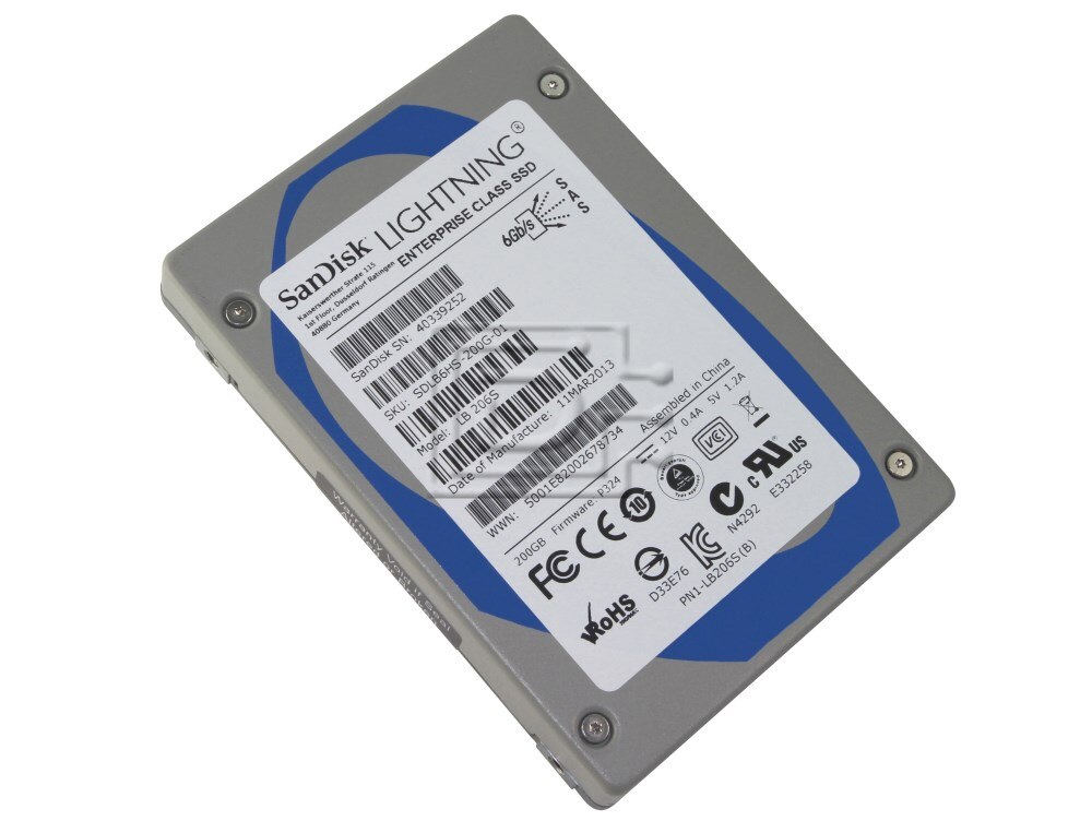 SANDISK LB206S SDLB6HS-200G SAS SSD Image 1 image