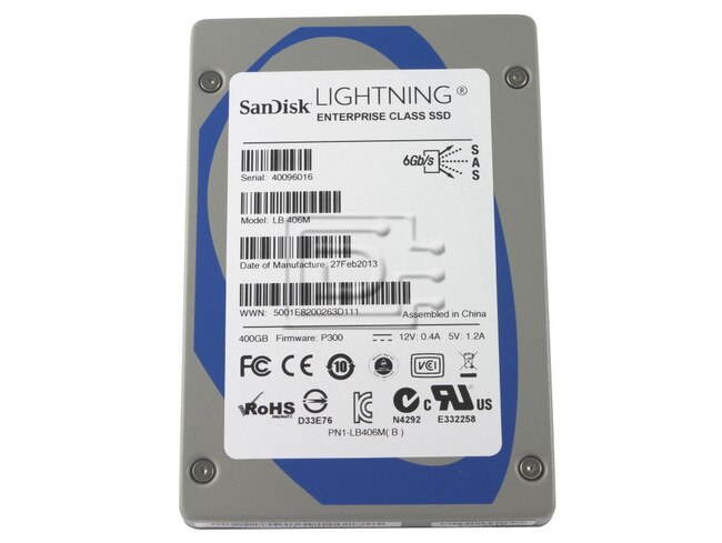 SANDISK LB406M sTec 400GB SAS SSD Drive image 1