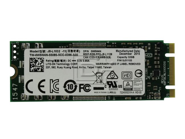 LITE-ON J8-L1032-11 W5W4N 0W5W4N J8-L1032 SATA Solid-State Drive image 1