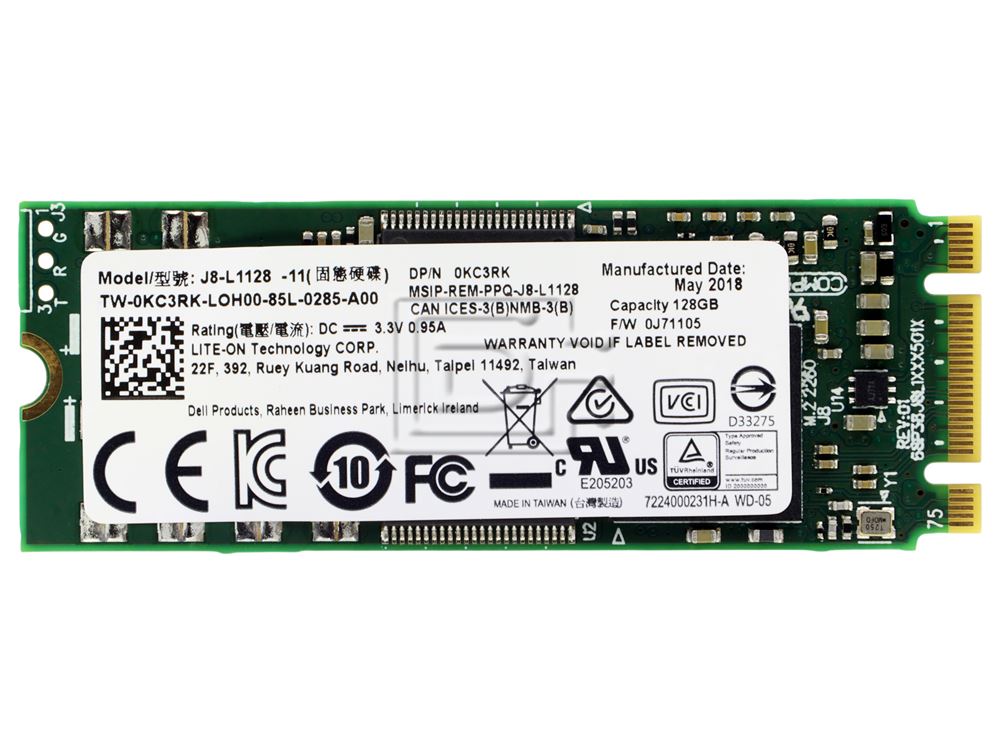 LITE-ON J8-L1128-11 KC3RK 0KC3RK J8-L1128 SATA Solid-State Drive Image 2 image