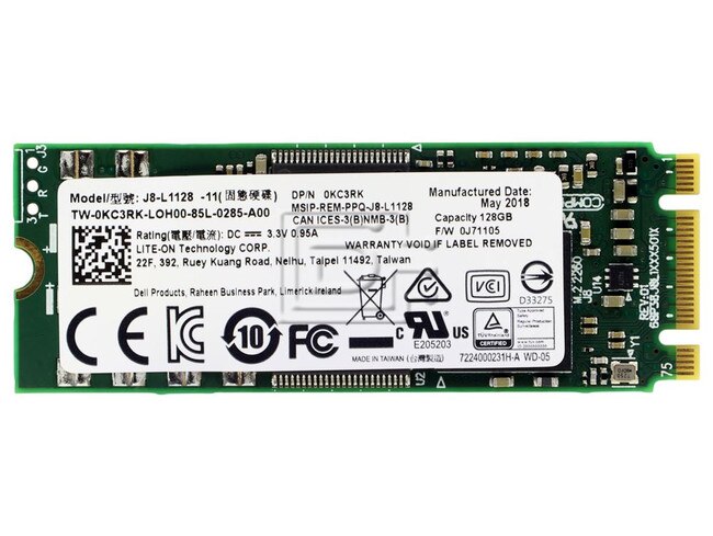 LITE-ON J8-L1128-11 KC3RK 0KC3RK J8-L1128 SATA Solid-State Drive Image 2 image