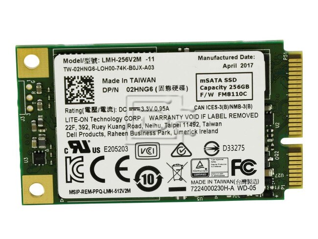 LITE-ON LMH-256V2M LMH-256V2M-11 2HNG6 02HNG6 35DNT 035DNT SATA SSD Image 1 image