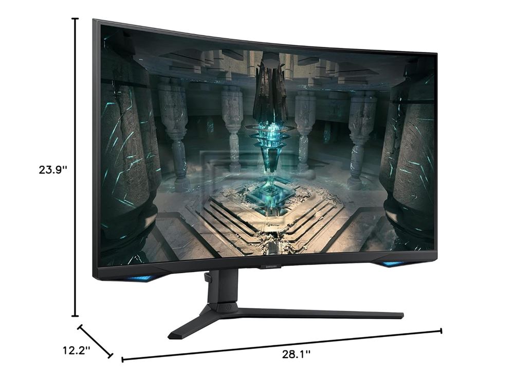 SAMSUNG LS32BG652ENXGO Samsung 32" Curved 240Hz Gaming Monitor Image 4 image