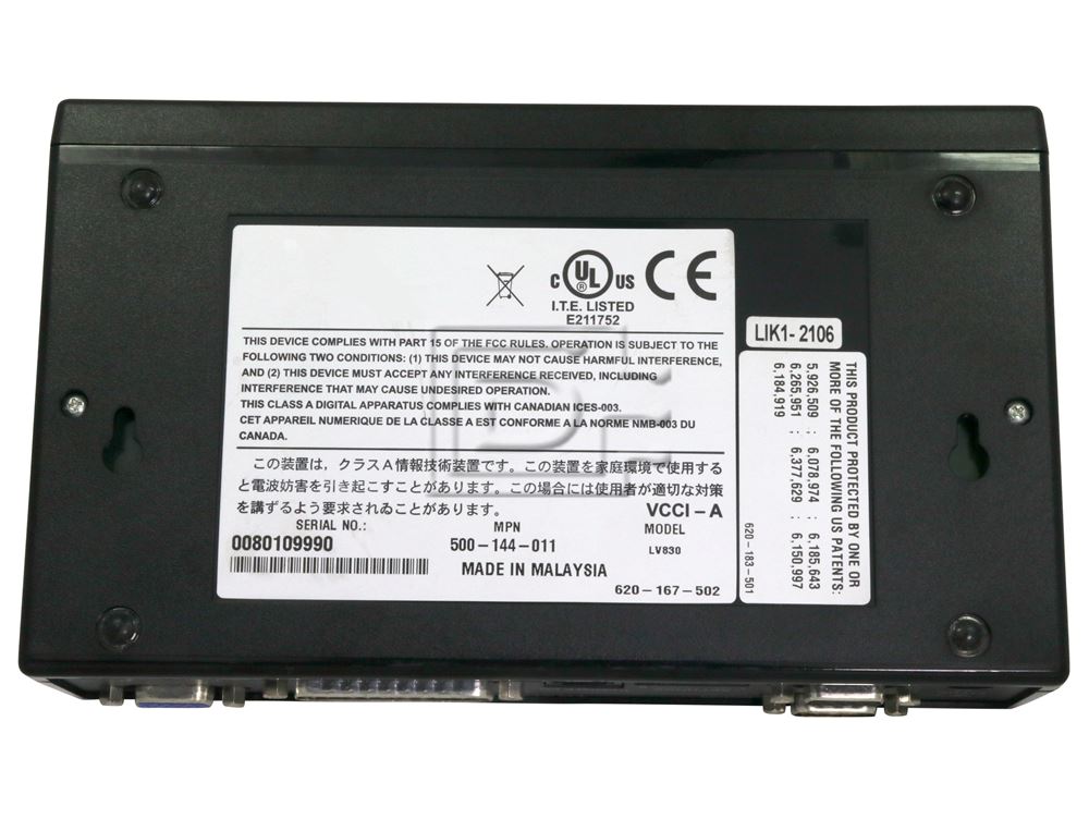 Avocent LV830-AM 500-144-011 620-167-502 LV830 A510-098-508 620-167-504 LV430 KVM Extender Image 4 image