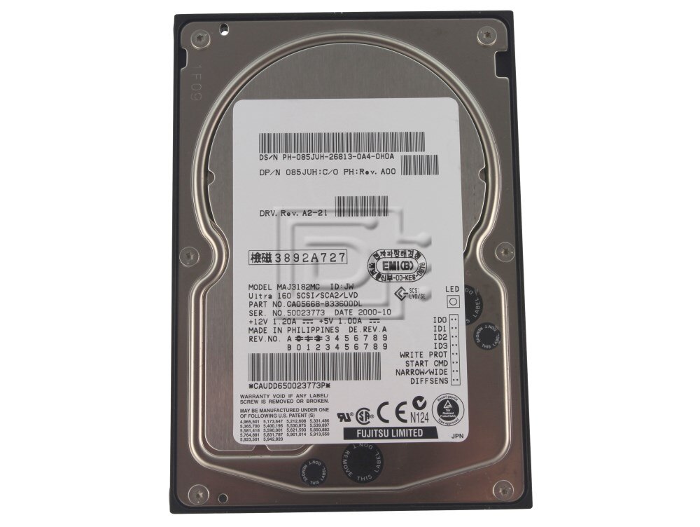 Fujitsu MAJ3182MC SCSI Hard Disk