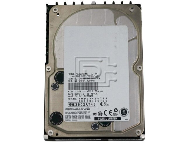FUJITSU MAN3367MC SCSI Hard Drive image 2