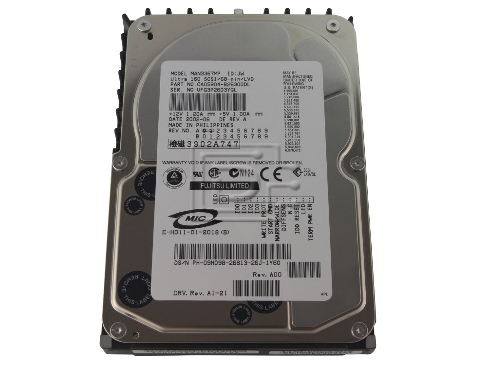 MAN3367MP Fujitsu SCSI Hard Disk