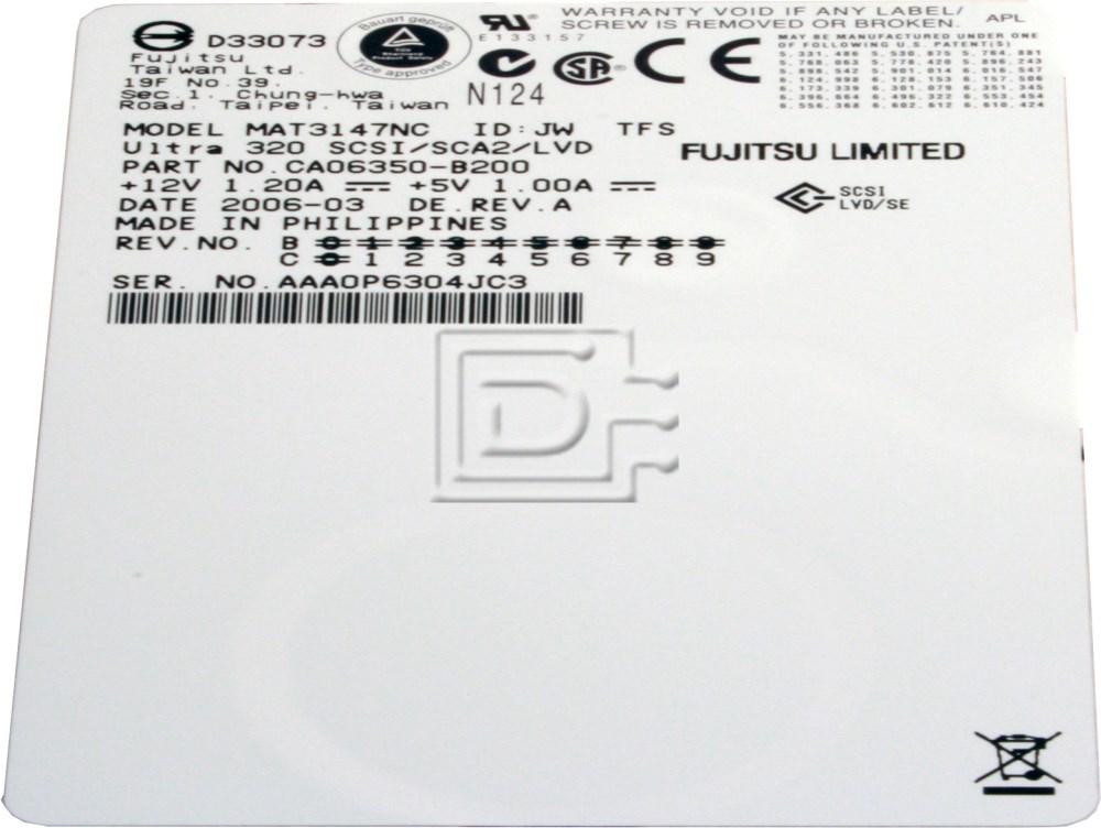 FUJITSU MAT3147NC SCSI Hard Drive Image 2 image