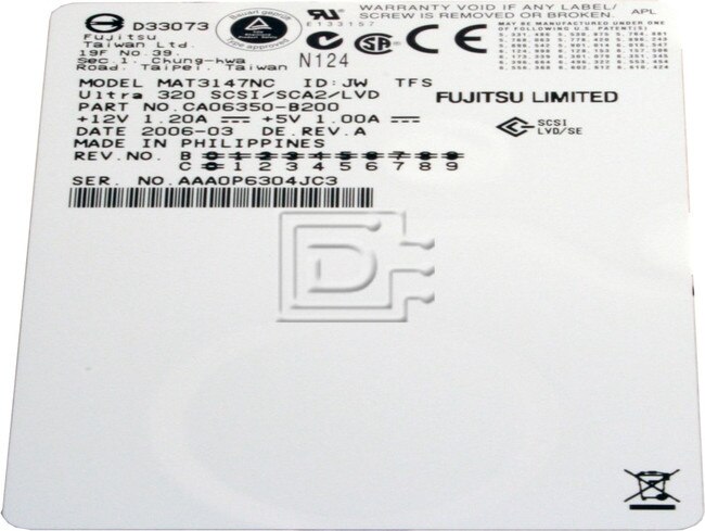 FUJITSU MAT3147NC SCSI Hard Drive Image 2 image