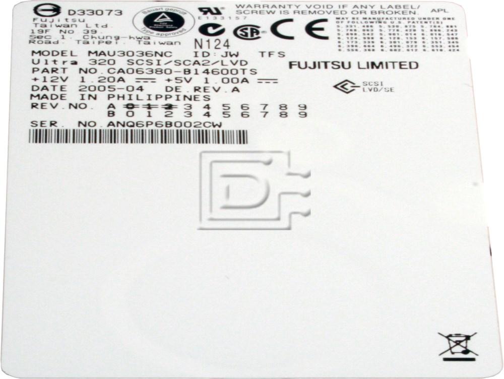 FUJITSU MAU3036NC SCSI Hard Drive Image 2 image