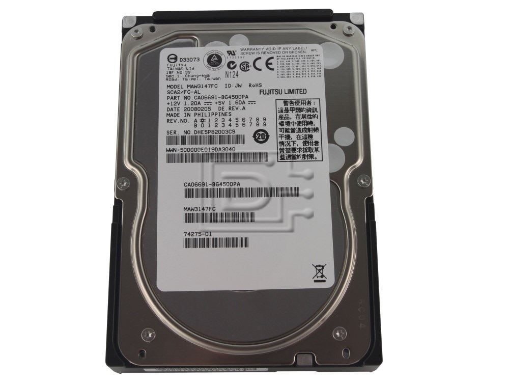 Fujitsu MAW3147FC Fiber Fibre Channel Hard Disk Drives