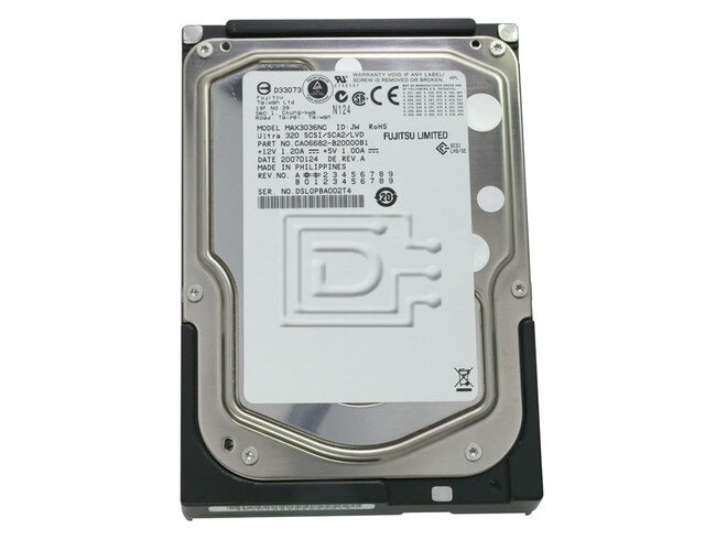 FUJITSU MAX3036NC SCSI Hard Drive image 2