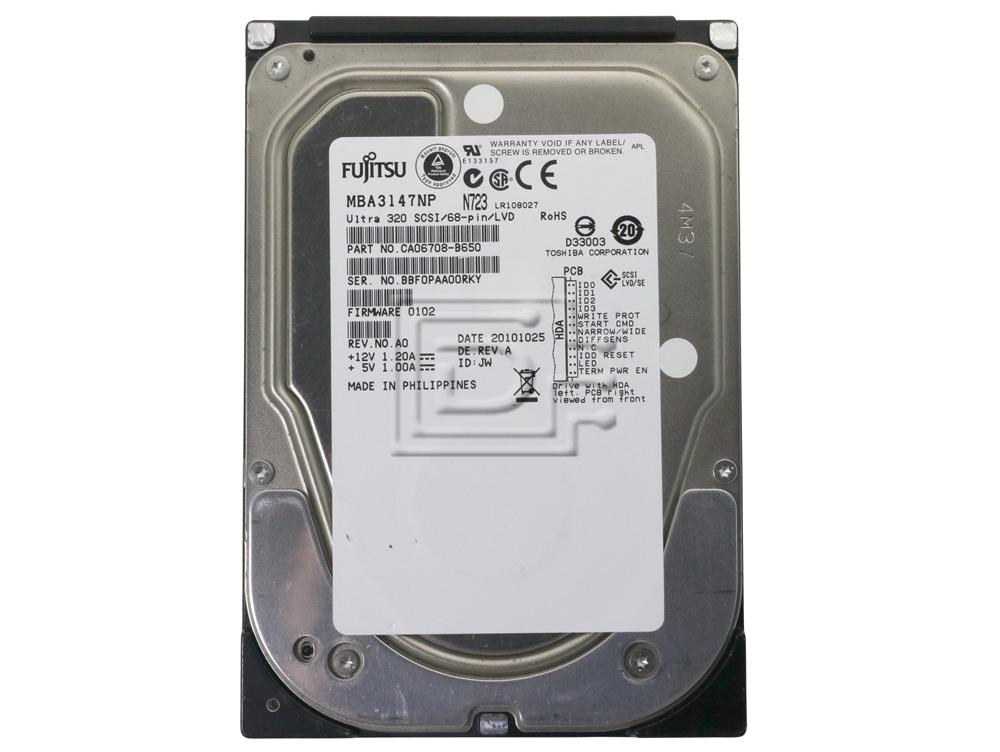 FUJITSU MBA3147NP CA06708-B650 SCSI Hard Disk Drives Image 2 image